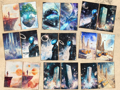 Galactic Odyssey Journal Pages (P3) Cosmic Ephemera - Wonders Artist