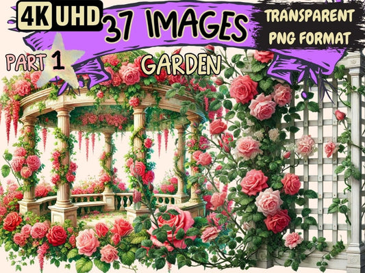 Garden Clipart Garden Art PNG - Wonders Artist