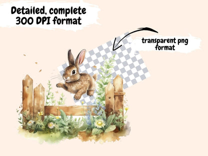 Garden Fences Watercolor Clipart fence clip art - Wonders Artist