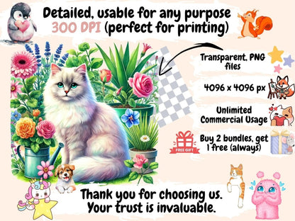 Garden Girls (P2) Clipart Floral Girl Clipart - Wonders Artist