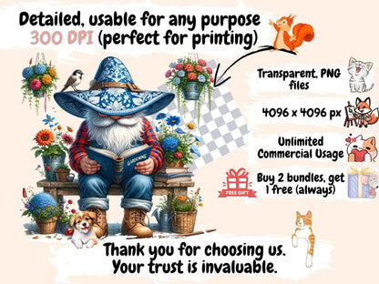 Garden Gnomes Clipart cute gnome clipart - Wonders Artist