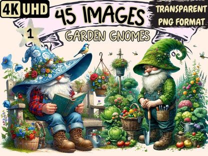 Garden Gnomes Clipart cute gnome clipart - Wonders Artist
