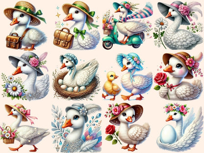 Geese Clipart bird clipart - Wonders Artist