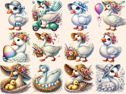 Geese Clipart bird clipart - Wonders Artist