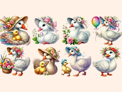 Geese Clipart bird clipart - Wonders Artist