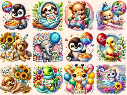 Get Well Soon Clipart Animal Care Clip - Wonders Artist