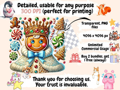 Gingerbread Christmas Clipart christmas clipart - Wonders Artist