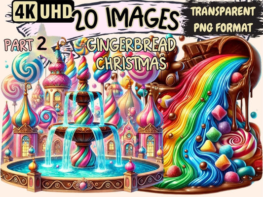 Gingerbread Christmas (P2) Clipart christmas clipart - Wonders Artist