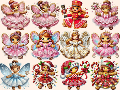 Gingerbread Girl Clipart christmas clipart - Wonders Artist
