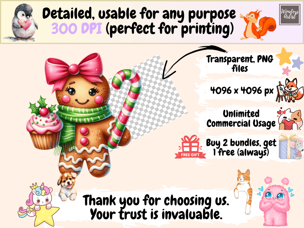 Gingerbread Man Clipart autopost christmas clipart christmas images - WondersArtist