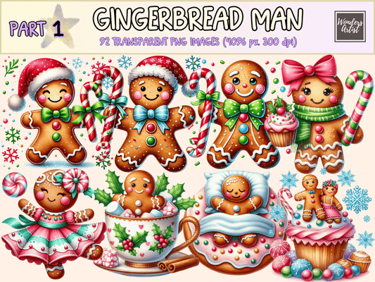Gingerbread Man Clipart autopost christmas clipart christmas images - WondersArtist