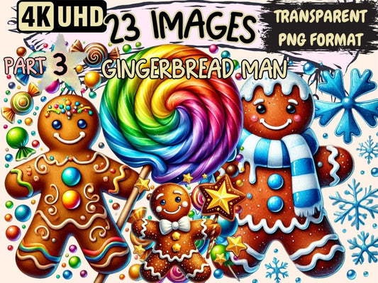Gingerbread Man (P3) Clipart Christmas Cookie - Wonders Artist