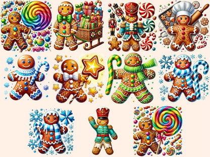 Gingerbread Man (P3) Clipart Christmas Cookie - Wonders Artist