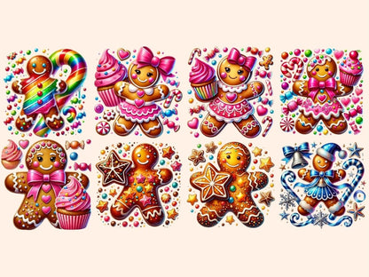 Gingerbread Man (P4) Clipart Christmas Cookie - Wonders Artist