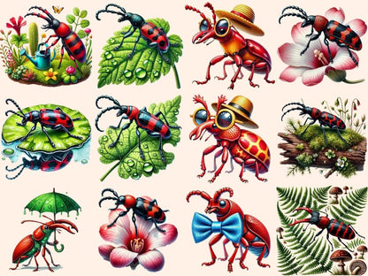 Giraffe Weevils Clipart Bug Illustrations - Wonders Artist