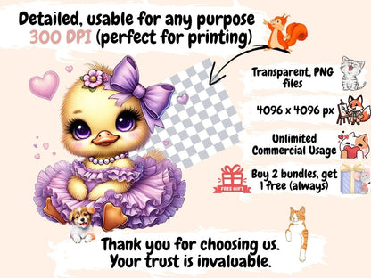 Girl Ducks Clipart Cute duck art - Wonders Artist