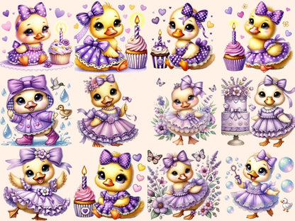 Girl Ducks Clipart Cute duck art - Wonders Artist