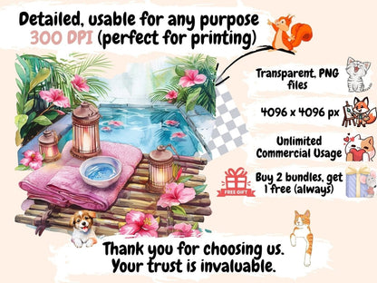 Girl Summer Watercolor Clipart beach girl clipart - Wonders Artist