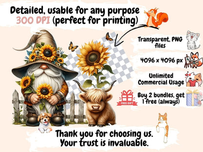 Gnomes with Cows Clipart Cow clip art - Wonders Artist