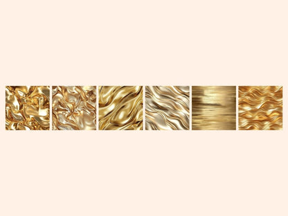 Gold Foil Seamless Digital Paper Elegant Foil Art - Wonders Artist