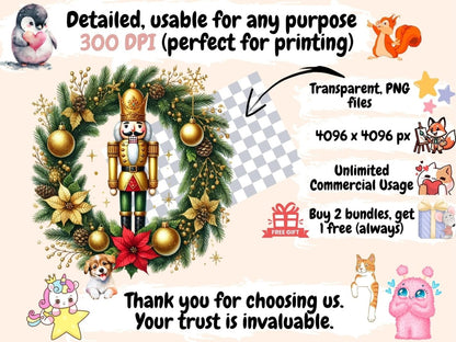 Golden Christmas Decor Clipart Christmas Gold Art - Wonders Artist