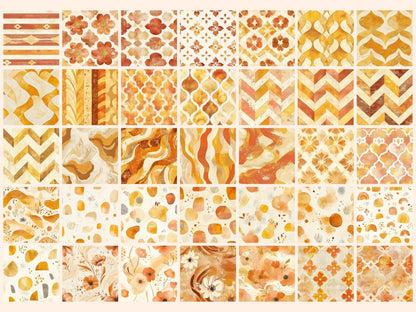 Golden Mirage 2 Seamless Digital Paper autopost Fantasy Gold Digital Gilded Swirl Paper - WondersArtist