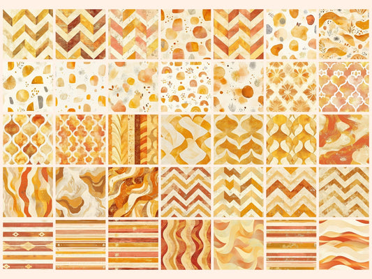 Golden Mirage Seamless Digital Paper