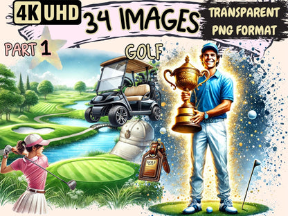 Golf Clipart golf artwork - Wonders Artist