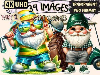 Golf Gnomes Clipart cartoon gnomes - Wonders Artist