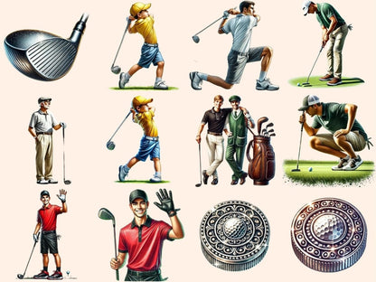 Golf (P2) Clipart golf artwork - Wonders Artist