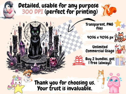 Gothic Princess (P2) Clipart Dark Fantasy Art - Wonders Artist