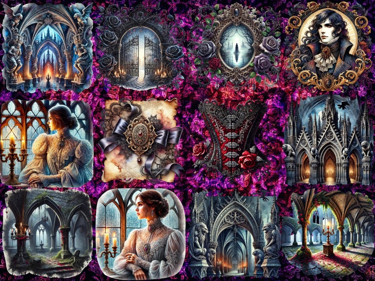 Gotisk Romantikk Clipart (BEGRENSET UTGAVE) image 5