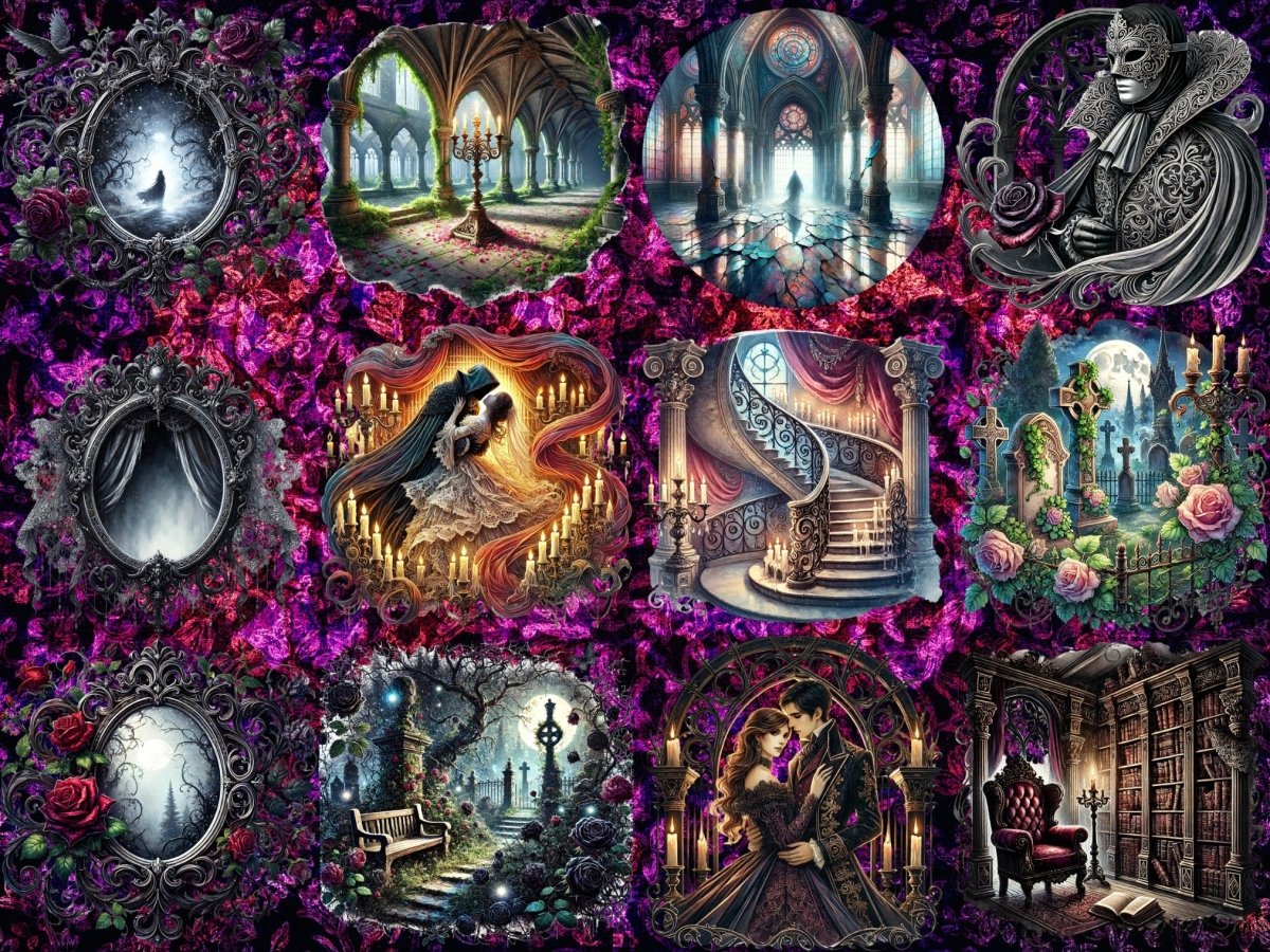 Gotisk Romantikk Clipart (BEGRENSET UTGAVE) image 4