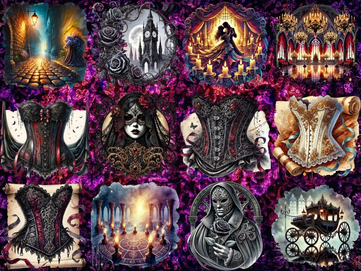 Gotisk Romantikk Clipart (BEGRENSET UTGAVE) image 7