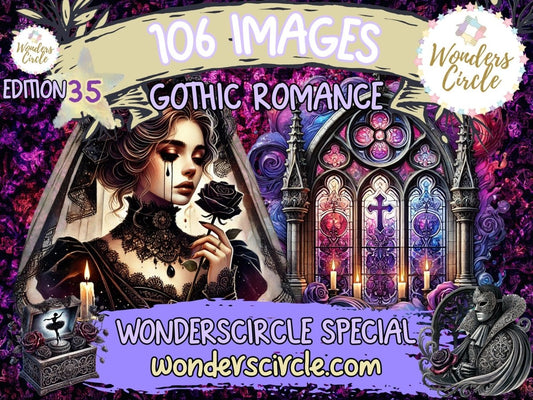 Gothic Romance Clipart (LIMITED EDITION) all - access - bundle new bundles all new mini - WondersArtist