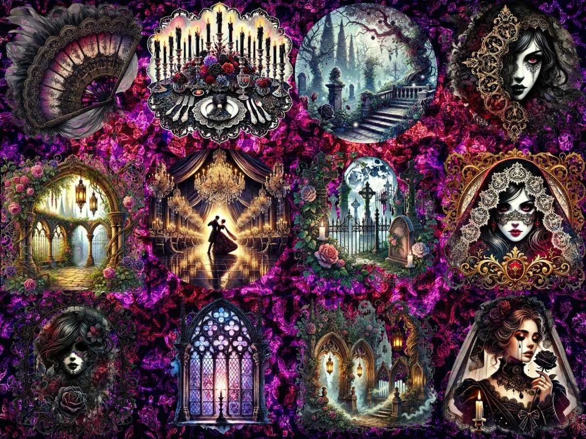 Gotisk Romantikk Clipart (BEGRENSET UTGAVE) image 2