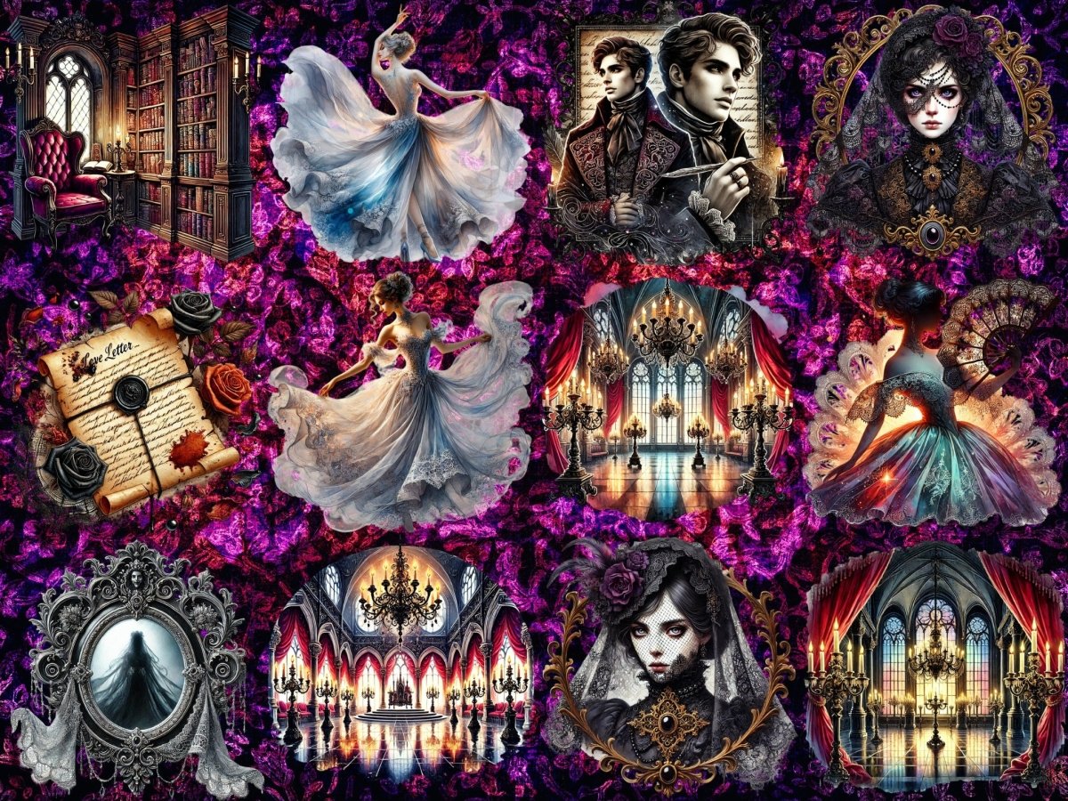 Gotisk Romantikk Clipart (BEGRENSET UTGAVE) image 9