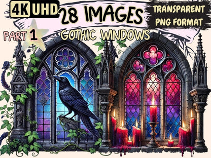 Gothic Windows Clipart Cathedral Window Art - Wonders Artist