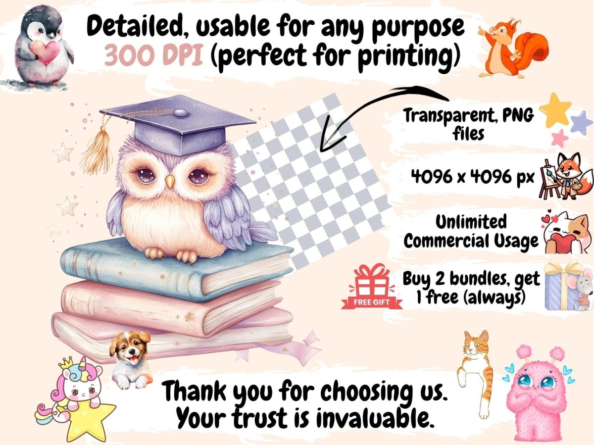 Graduation Watercolor Clipart academic clipart celebration clipart class of png - WondersArtist