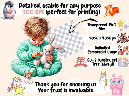 Green Baby Shower Clipart baby digital clipart - Wonders Artist