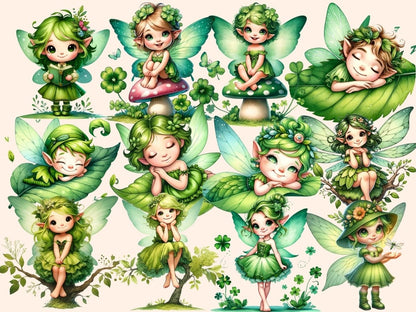 Green Fairies Clipart adorable fairy png - Wonders Artist