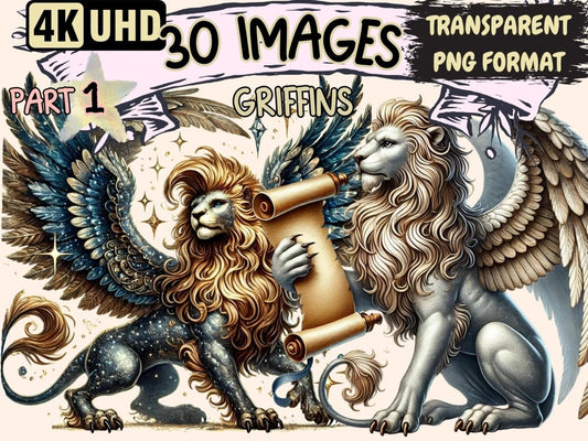 Griffins Clipart fantasy icons - Wonders Artist