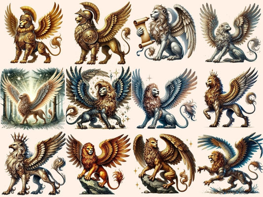 Griffins Clipart