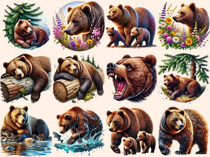 Grizzly Bears Clipart Bear Clipart - Wonders Artist