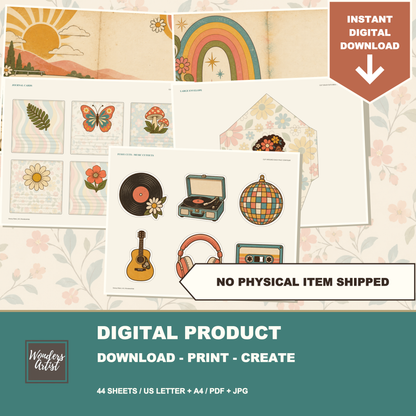 Groovy Retro Journal Kit — listing image 10