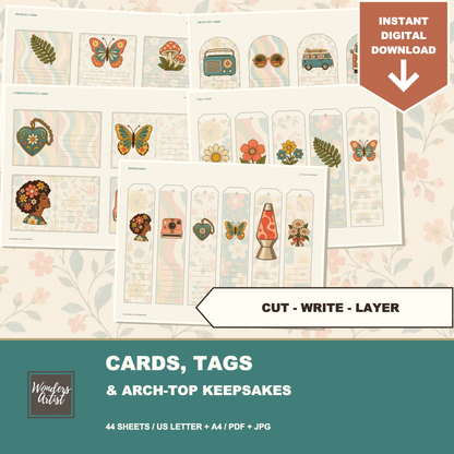 Groovy Retro Journal Kit — listing image 3