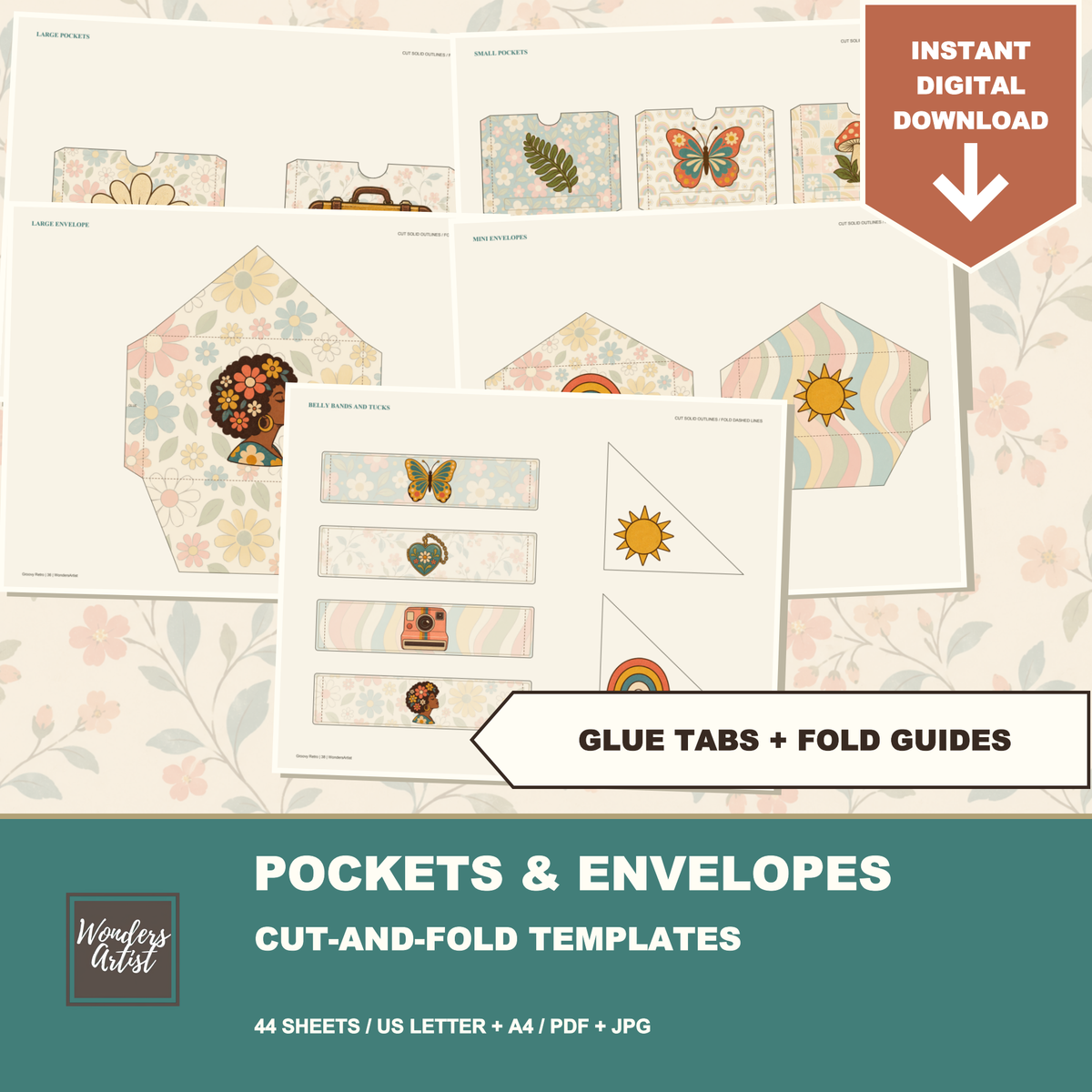 Groovy Retro Journal Kit — listing image 4