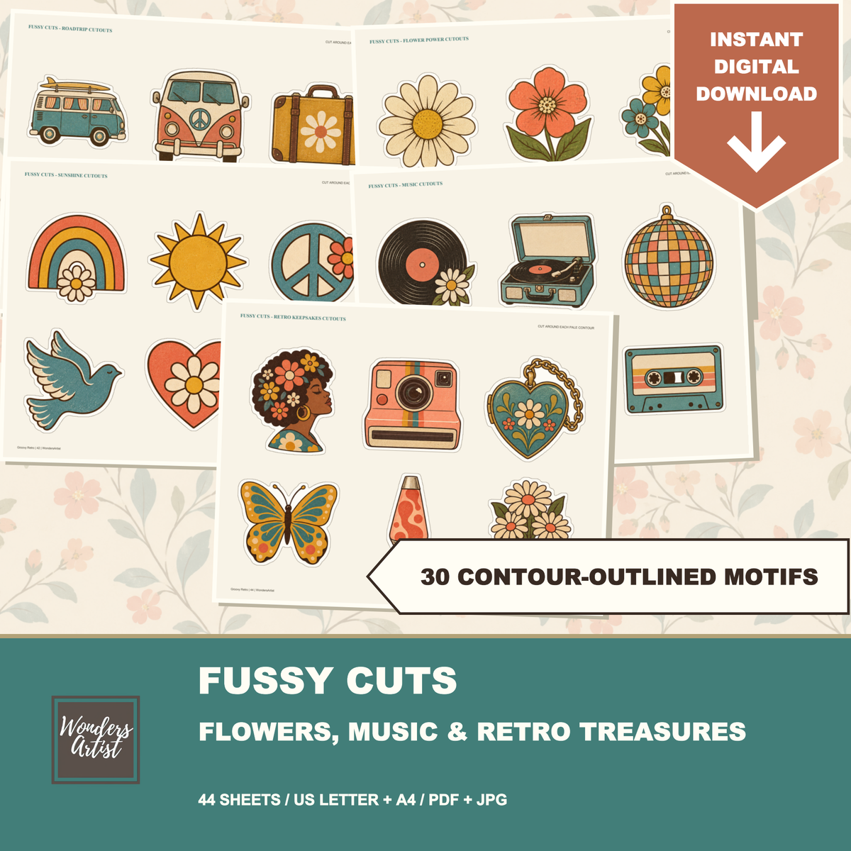 Groovy Retro Journal Kit — listing image 5