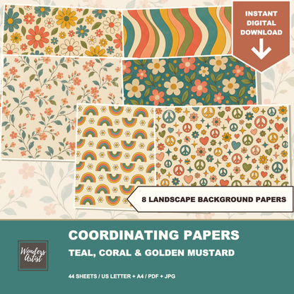 Groovy Retro Journal Kit — listing image 6