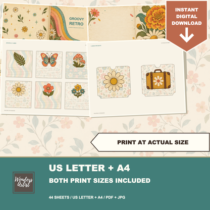 Groovy Retro Journal Kit — listing image 7